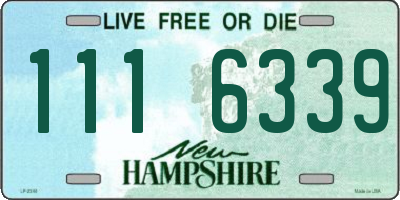 NH license plate 1116339