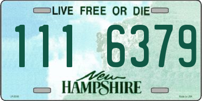 NH license plate 1116379