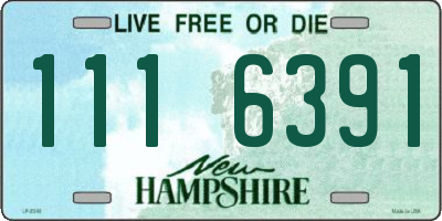 NH license plate 1116391