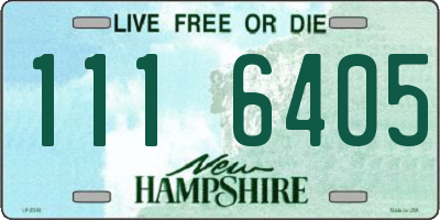 NH license plate 1116405