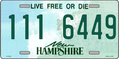NH license plate 1116449