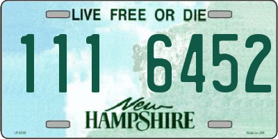 NH license plate 1116452