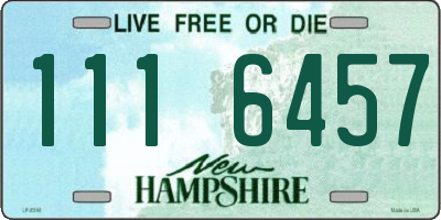 NH license plate 1116457