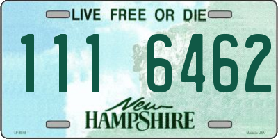 NH license plate 1116462