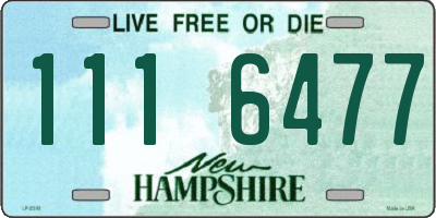 NH license plate 1116477