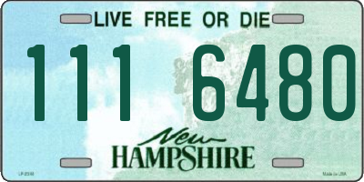 NH license plate 1116480