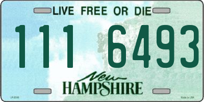 NH license plate 1116493