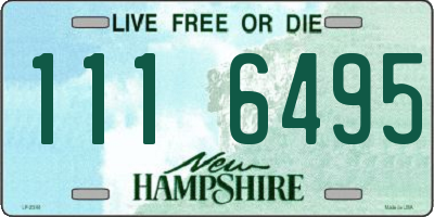 NH license plate 1116495