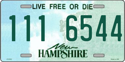NH license plate 1116544