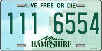 NH license plate 1116554
