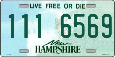 NH license plate 1116569