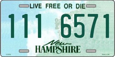 NH license plate 1116571