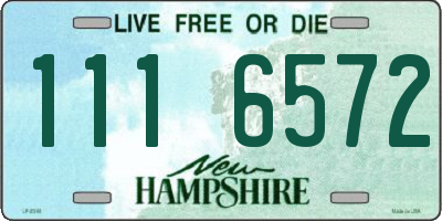 NH license plate 1116572