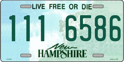 NH license plate 1116586