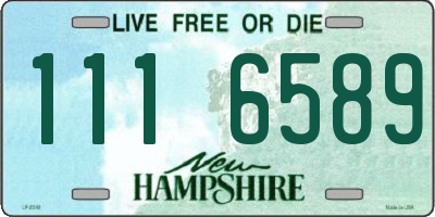NH license plate 1116589