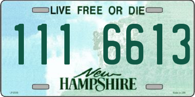 NH license plate 1116613