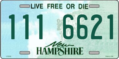 NH license plate 1116621