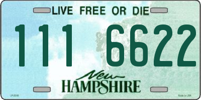 NH license plate 1116622
