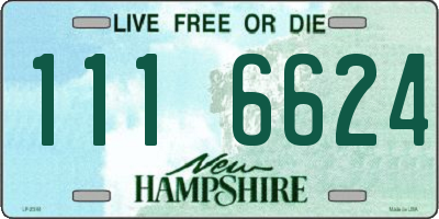 NH license plate 1116624
