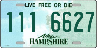 NH license plate 1116627