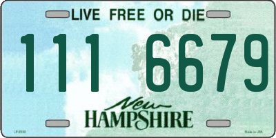 NH license plate 1116679