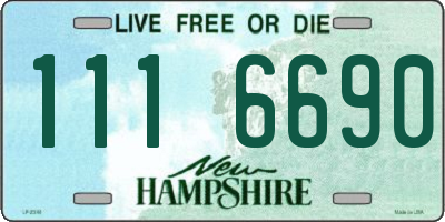 NH license plate 1116690