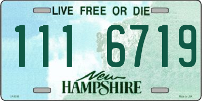 NH license plate 1116719