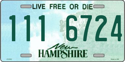 NH license plate 1116724