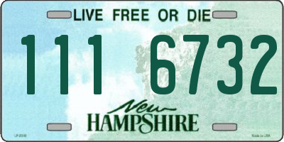 NH license plate 1116732