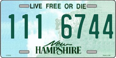NH license plate 1116744