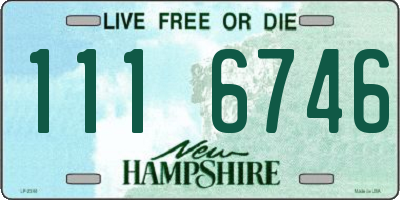 NH license plate 1116746