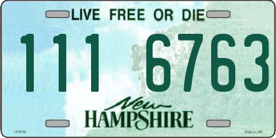 NH license plate 1116763