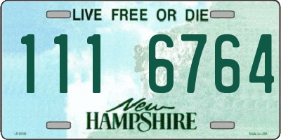 NH license plate 1116764
