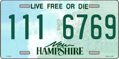 NH license plate 1116769