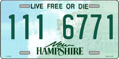 NH license plate 1116771