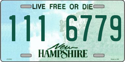 NH license plate 1116779