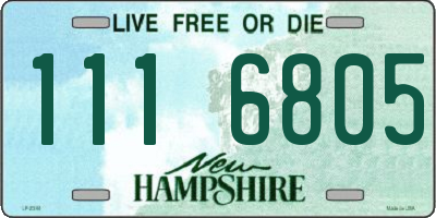 NH license plate 1116805