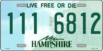 NH license plate 1116812