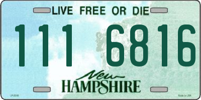 NH license plate 1116816