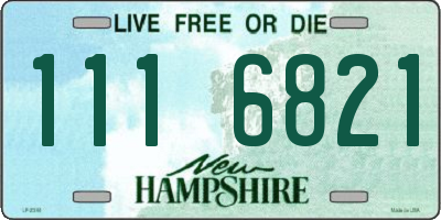NH license plate 1116821