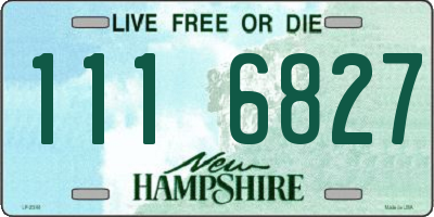 NH license plate 1116827