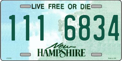 NH license plate 1116834