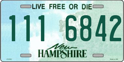 NH license plate 1116842