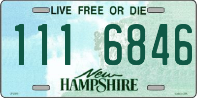 NH license plate 1116846