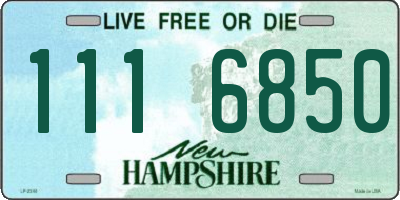 NH license plate 1116850