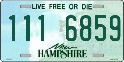 NH license plate 1116859