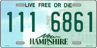 NH license plate 1116861