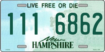 NH license plate 1116862