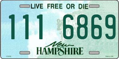 NH license plate 1116869