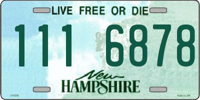NH license plate 1116878